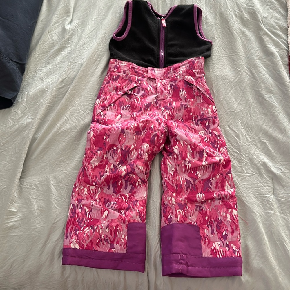 Little girls snow pants worn twice